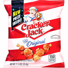 Pour in a thin stream over popcorn, stirring to coat. Cracker Jack Pop Corn Al Caramello E Arachidi Eatinerando Net