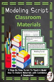 Modeling Script Classroom Materials Classroom Material Elementary Teaching Resources Special Education Elementary