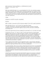 The coa was meant to give people a proper and full accounting of their money. 2 Bsp Vs Coa State Owned Enterprise Corporations