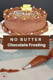 Chocolate Frosting Without Butter Recipe Chocolate Icing Recipes Chocolate Frosting Recipes Frosting Without Butter