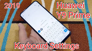 Huawei Y9 Prime 2019 Keyboard Settings Auto Correction Youtube