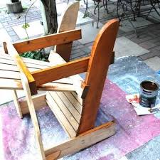 Refinishing Process For Adirondack Chairs Adirondack Chairs Painted Adirondack Chairs Outdoor Furniture Decor