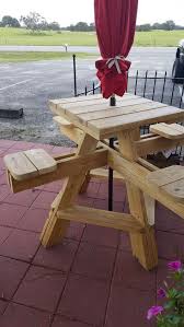 Timelessly Marvelously Functional And Easy Diy Picnic Table Ideas For Ideal Lunchtime Outside Diy Picnic Table Wood Pallet Recycling Diy Pallet Projects