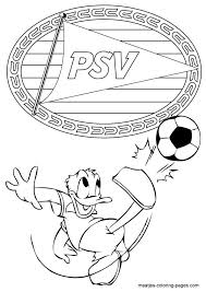Kleurplaat voetbal 28 leukste voetbal kleurplaten. Kleurplaten Psv Mijn Club Nl
