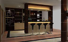 Desain mini bar modern untuk dapur kecil rooang bagi. Mini Bar Kitchen Small Kitchen Interior Design With Mini Bar Table Desain Dapur Impian Dapur Minimalis