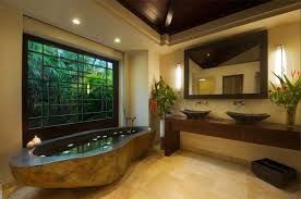 Pin By Laina Delachaussee On Maison Bali In 2020 Balinese Bathroom Tropical Bathroom Bathroom Design