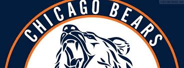 The chicago bears logo has dark navy and orange colors and a stylized letter c object (the wishbone c). Chicago Bears Logo Facebook Cover