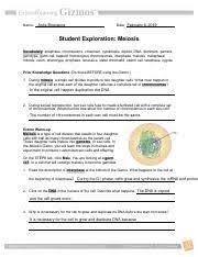 The allele key is given at lower left. Meiosis Gizmo Answer Key Quiz Meowsis Stem Case Lesson Info Explorelearning Terms In This Set 17