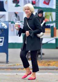 Time and again her style trumps that of women half her age as she continually wows on the red carpet. Helen Mirren Out And About In New York 12 01 2016 5 Hawtcelebs