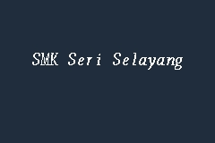 Ingin maklumat info smk seri selayang dengan lebih mudah!! Smk Seri Selayang Sekolah Menengah In Batu Caves