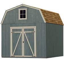 Heartland 10 Ft X 10 Ft Estate Gambrel Engineered Storage Shed Lowes Com In 2021 Barn Style Shed Storage Shed Shed
