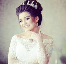 عروس عروسة Wedding Hairstyles With Crown Wedding Hairstyles Wedding Dresses