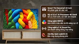 Smart Tivi NanoCell LG AI 4K 43 inch 43NANO80ASA