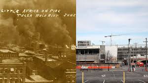 Tulsa race massacre of 1921, in which a white mob destroyed much of greenwood. Black Wall Street Then And Now American Experience Official Site Pbs