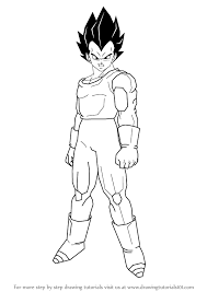 How To Draw Vegeta From Dragon Ball Z Drawingtutorials101 Com Chibi Dragon Dragon Ball Z Dbz Drawings