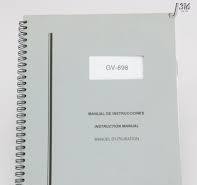 16426 PROMAX TV PATTERN GENERATOR GV898AES01 W/ INSTRUCTION ...
