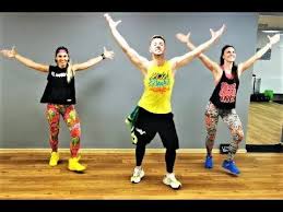 Zumba Fitness Gims Maluma Hola Senorita Youtube Zumba Workout Dance Workout Videos Zumba Dance Workouts