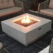 Geukes Gas Patio Fire Fire Table Etna Approx 91 X 91 X 38 Cm Amazon De Garten In 2020 Feuertisch Gasfeuer Tisch