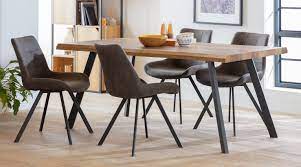 Buy Habitat Tribeca Wood Effect 6 Seater Dining Table Dining Tables Argos 6 Seater Dining Table Dining Table In Kitchen Wood Dinner Table