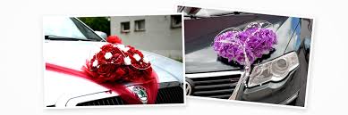 Image result for svatební  výzdoba auta