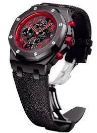 Black And Red Mens Watch Audemars Piguet Royal Oak Offshore Black Red Marcus Edition Luxury Watches For Men Piguet Audemars Piguet
