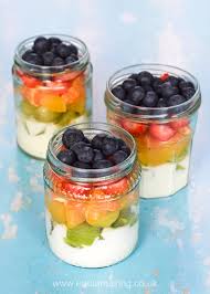 Rainbow Fruit Salad Jars Recipe