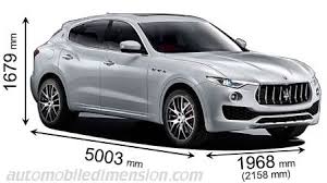 Dimensioni Maserati Levante, bagagliaio e similari