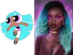 Artist Makes More Realistic Versions Of Cartoon Characters And The Result Is Amazing Realistic Cartoons Drawing Cartoon Characters Powerpuff Girls Fanart