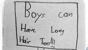 And maybe the most important question for us, from 'mommy of samson,' why does my little boy have to defend his masculinity. Sign Petition Change Boys Can Have Long Hair Too Gopetition Com
