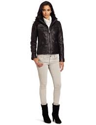 Tommy Hilfiger Women S Knit Collar Leather Bomber Jacket 175 00 50 Off Free Leather Jackets Women Leather Motorcycle Jacket Women Motorcycle Jacket Women