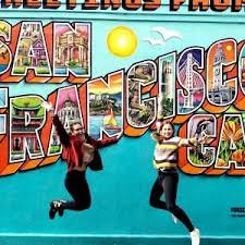 Maybe you would like to learn more about one of these? Greetings From San Francisco Mural In Fishermans Wharf By Maxfield Bala Umbrella Alley San Francisco