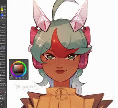 congrats to the burst enjoyers for their new gal protag Quadra. she is so  swag i had to draw her : rBeyblade