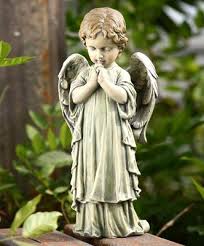 Little Boy Angel Garden Statue And Figurine Angel Garden Statues Garden Angels Angel Statues