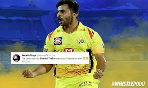 Shardul thakur is an international professional indian national cricketer who plays odi cricket.he is currently owned by chennai super kings in 2018 in indian premier. Ipl 2019 Shardul Thakur Trolled Hilariously For Giving Send Off To Quinton De Kock After Dismissal During Mumbai Indians Vs Chennai Super Kings Finals See Posts India Com