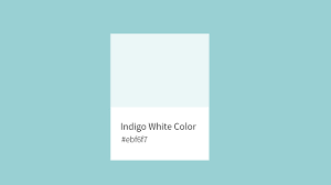 Indigo white b/g
