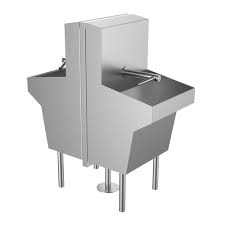 wall mounted trough sink island