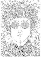 Supercoloring.com is a super fun for all ages: Coloring Page For Adults 60s Coloring Books Printable Coloring Pages Free Coloring Pages