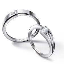 Designer Single Diamond Platinum Couple Rings Jl Pt 613 Love Bands Engagement Rings Couple Couple Ring Design Ladies Diamond Rings