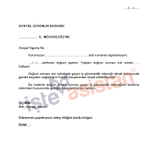 Eski işyeri çalışma belgesi nedir, nasıl ve nereden alınır ? Dogum Sebebiyle Gecici Isgoremezlik Odenegi Sgk Talep Dilekcesi