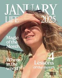 Living out my millennial dream of being a magazine editor—except this time,  I'm the main character 😉 Monthly update from me in magazine form. 📌  Lessons from the month 🎯 My focus