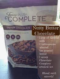Nutty Butter Chocolate Smoothies Juice Plus Shakes Shake Recipes Juice Plus Complete