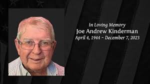 LTC (USAF, Ret.) Joseph "Joe" Andrew Kinderman Obituary