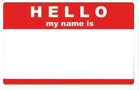 Call for large quantity pricing. Hallo Mein Name Ist Party Aufkleber X 10 Rot Weiss 90 X 50mm Ebay