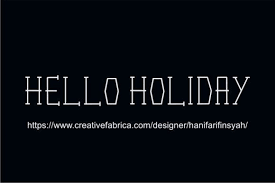 Hello Holiday Font Holiday Fonts Hello Holiday Holiday Fonts Free