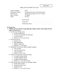 Maybe you would like to learn more about one of these? Contoh Soal Post Tes Penguatan Kepala Sekolah Jawabanku Id