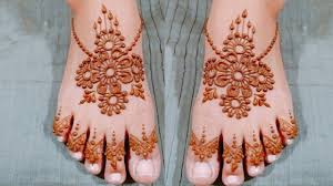 Simple Mehndi Design For Feet Easy Leg Mehndi Design Tutorial Foot Mehndi Design Easy Di 2020 Desain Henna Mehndi Designs