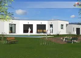 Maison Contemporaine Plain Pied Toit Plat Terrasse Piscine Maisons Neuves Maison Contemporaine Maison
