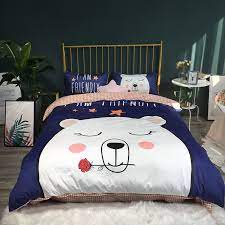 26 92 parure de lit en tissu polaire motif panda lapin corgi bear flanelle d hiver housse de lit pieces aliexpress parure de lit ensembles de literie tissu polaire