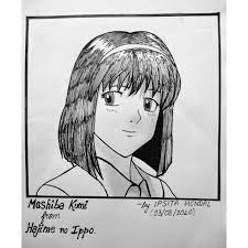 Mashiba Kumi from Hajime no Ippo (Drawn by me) : r/hajimenoippo