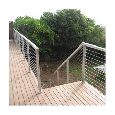 One way to give a functional nod to nautical is with a rope stair railing and rope bannister. Deck Railings Stainless Steel Cable Wire Rope Design Painted Post Handrail Buy Cable Balustrades 4mm Wire Rope Railings System Stainless Steel Railings Product On Alibaba Com